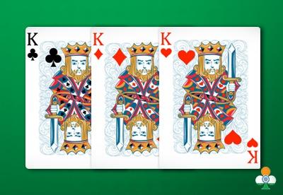 teen-patti of 3 kings