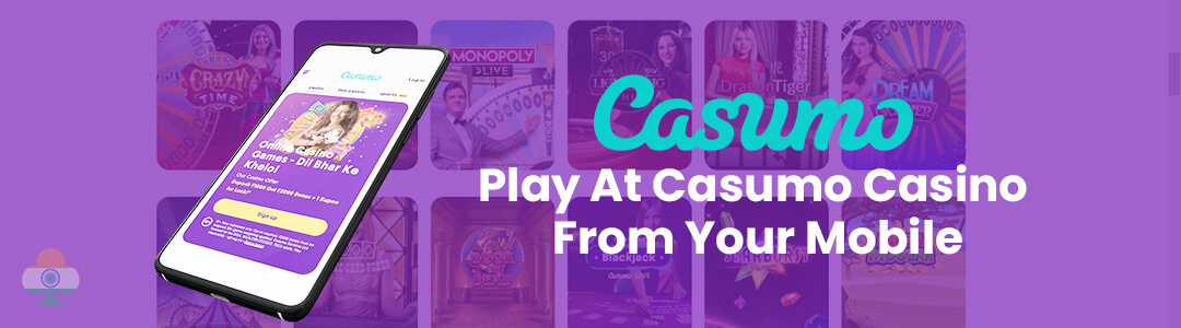 casumo casino mobile pink background