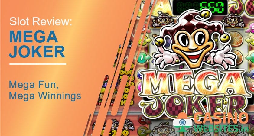 Mega Joker Slot Review Netent Slot Casinowebsites In