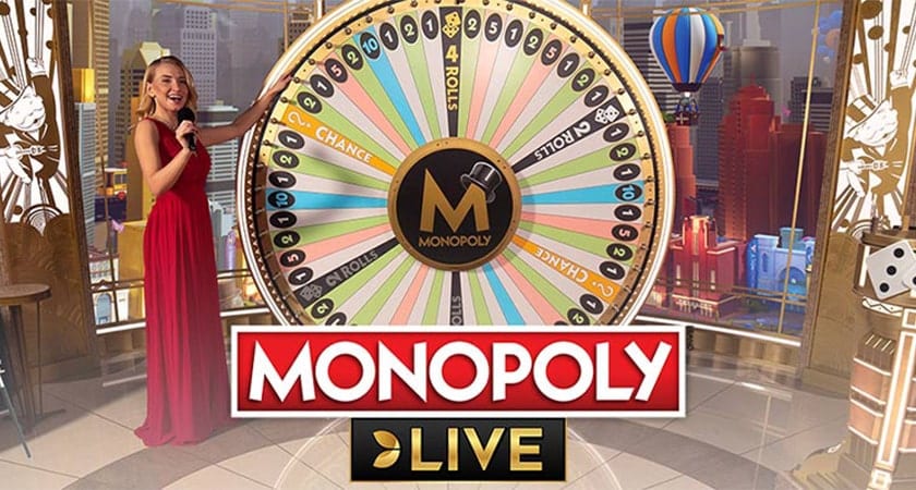3D monopoly wheel banner
