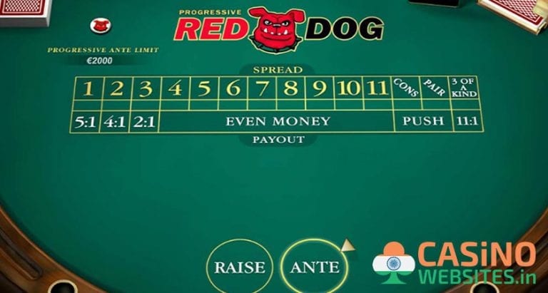 online red dog card game