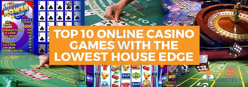 Casino games with the lowest house edge