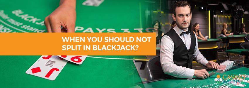 What numbers should you split in blackjack