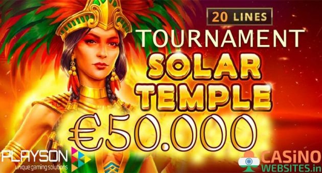 SOLAR TEMPLE €50K TOURNAMENT banner