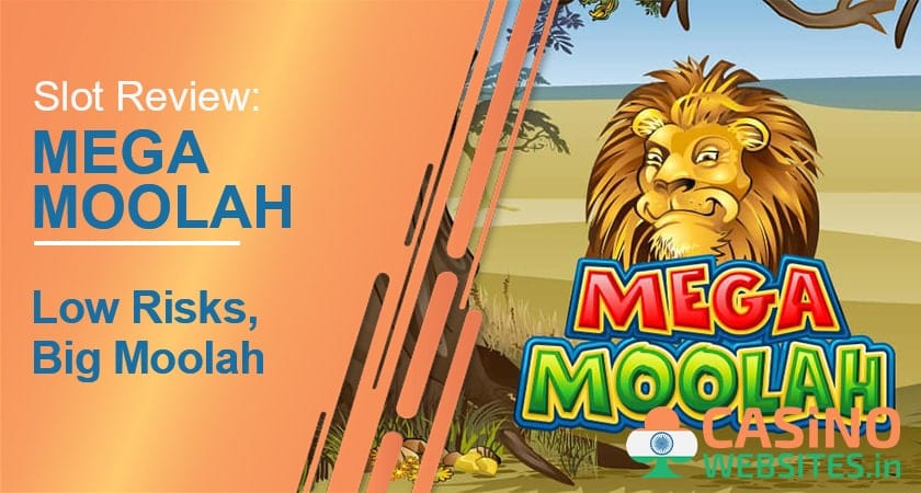 Mega Moolah slot review banner