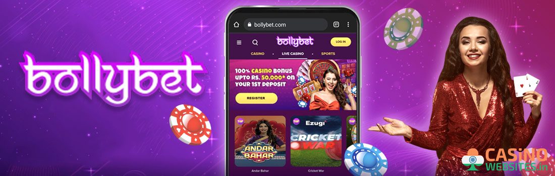 mobile phone with casino games and a live dealer