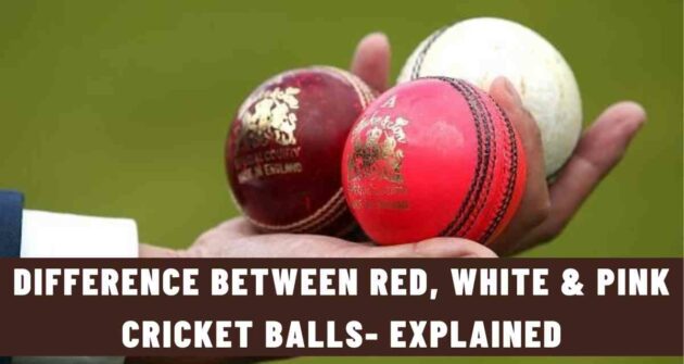 Difference between Red, White & Pink Cricket Balls- Explained