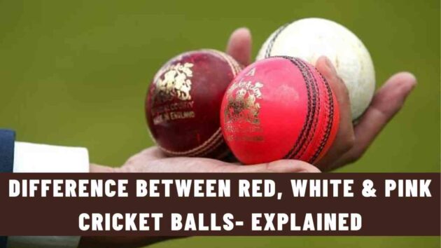 Difference between Red, White & Pink Cricket Balls- Explained