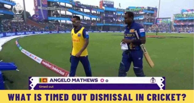 What is Timed Out Dismissal in Cricket?