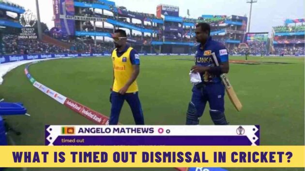 What is Timed Out Dismissal in Cricket?