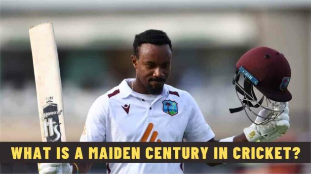 What is a Maiden Century in Cricket?