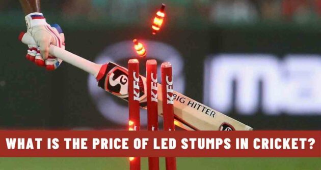 What is the Price of LED Stumps in Cricket?